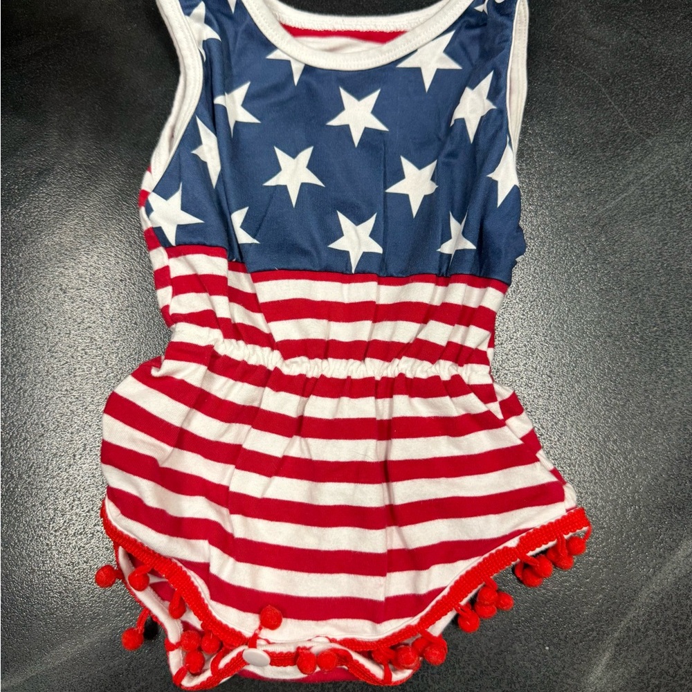 Stars and Stripes Kids Romper
